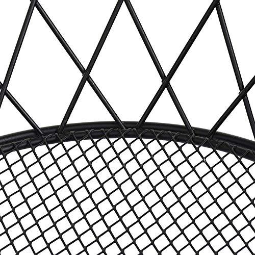 Blue Donuts Heavy Duty - 3 Tier Hanging Kitchen Black Fruit Basket