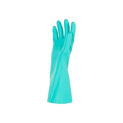KLEENGUARD KLEENGUARD G80 Nitrile Chemical Resistant Gloves (94446), Green, Medium (8), 13” Long, 15 Mil, 60 Pairs/ Case, 5 Packs of 12 Pairs