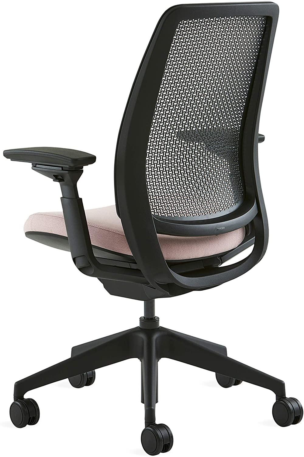 Steelcase Steelcase Series 2 Office Chair, Air Back, Wheels for Hard Flooring, Era Fabric (Oatmeal)