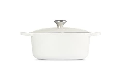 Le Creuset Le Creuset Enameled Cast Iron Signature Round Dutch Oven, 9 qt., White