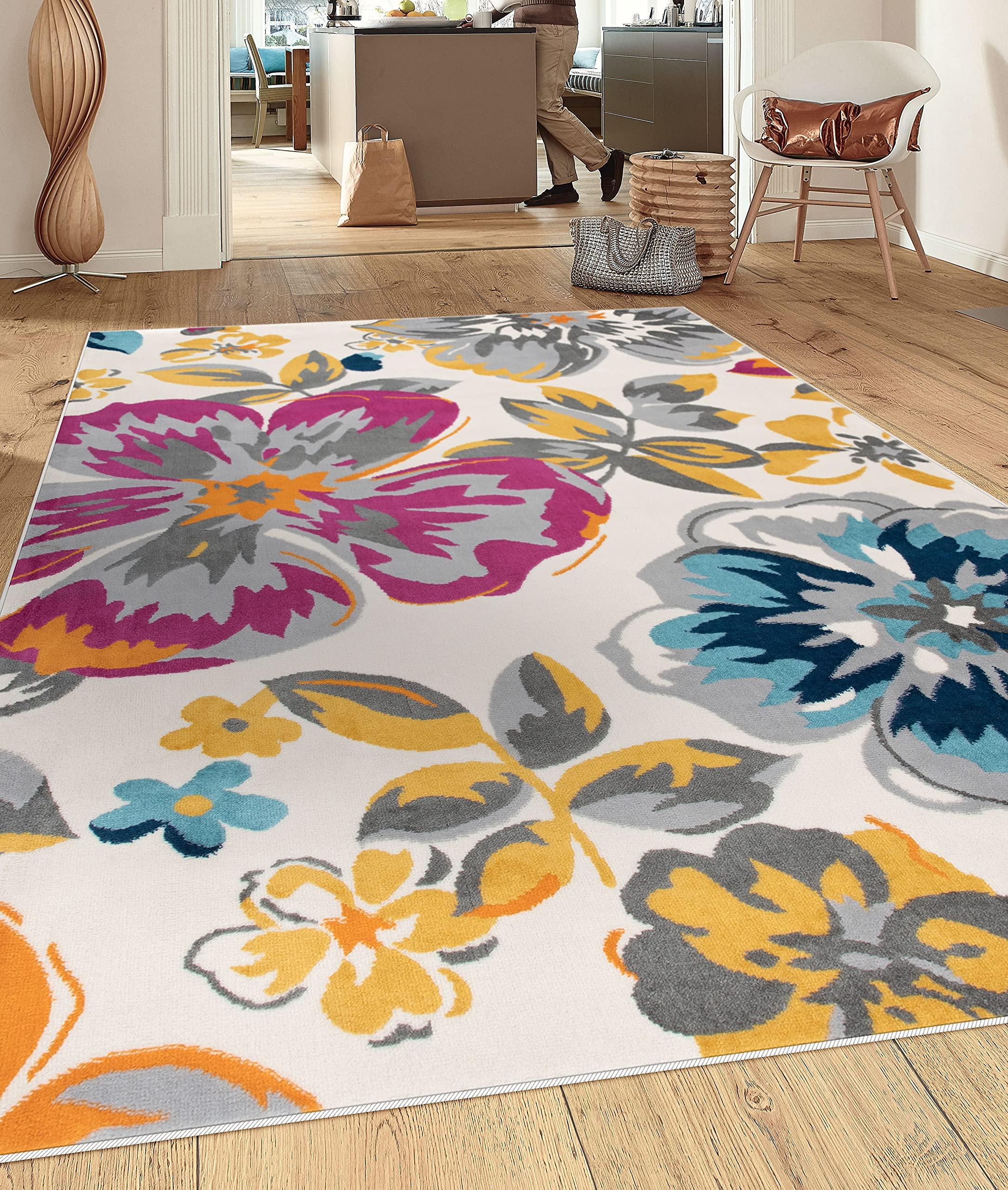 Rugshop Rugshop Modern Floral Area Rugs 7'6" x 9' 5" Multi