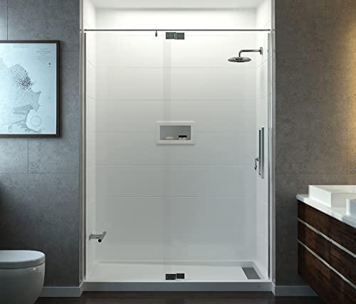 SANLIV Sanliv Shower Foot Rest,Shower Foot Rest for Shaving Legs,Knurled Brass Bar Shower Step,Wall Mounted Bath/Spa Foot Ledge in Polished Chrome