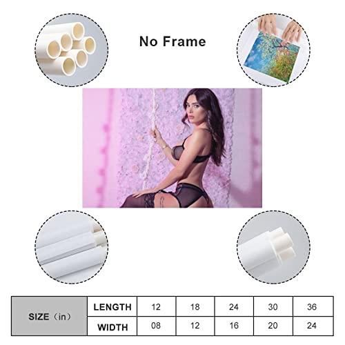 DAQI Lana Rhoades Sexy Hot poster Actress (14) Gifts Canvas Painting Poster Wall Art Decorative Picture Prints Modern Decor Framed-unframed 08x12inch(20x30cm)