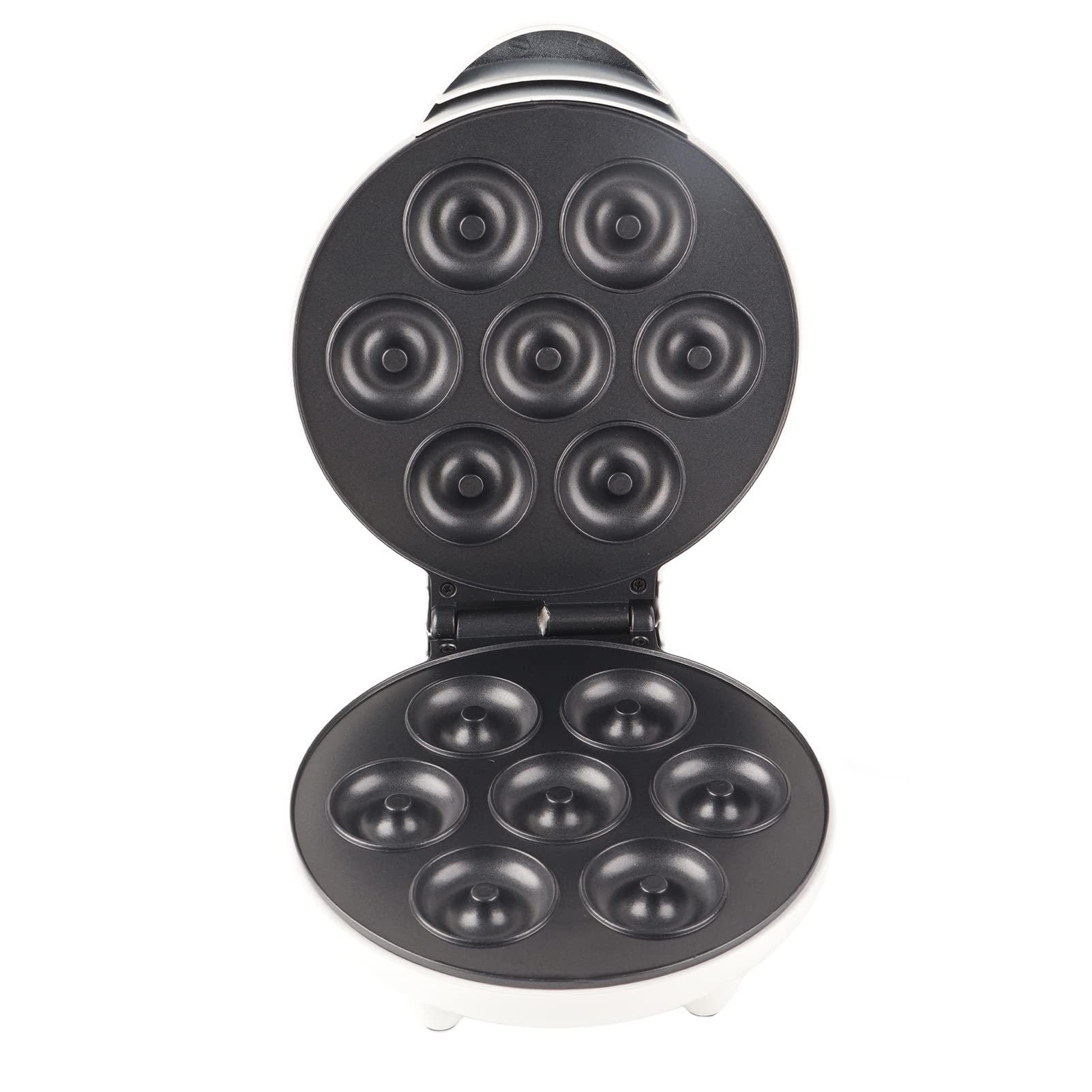 Fnppyrd Portable Donut Maker, Electric Donut Machine for Breakfast Snack Dessert