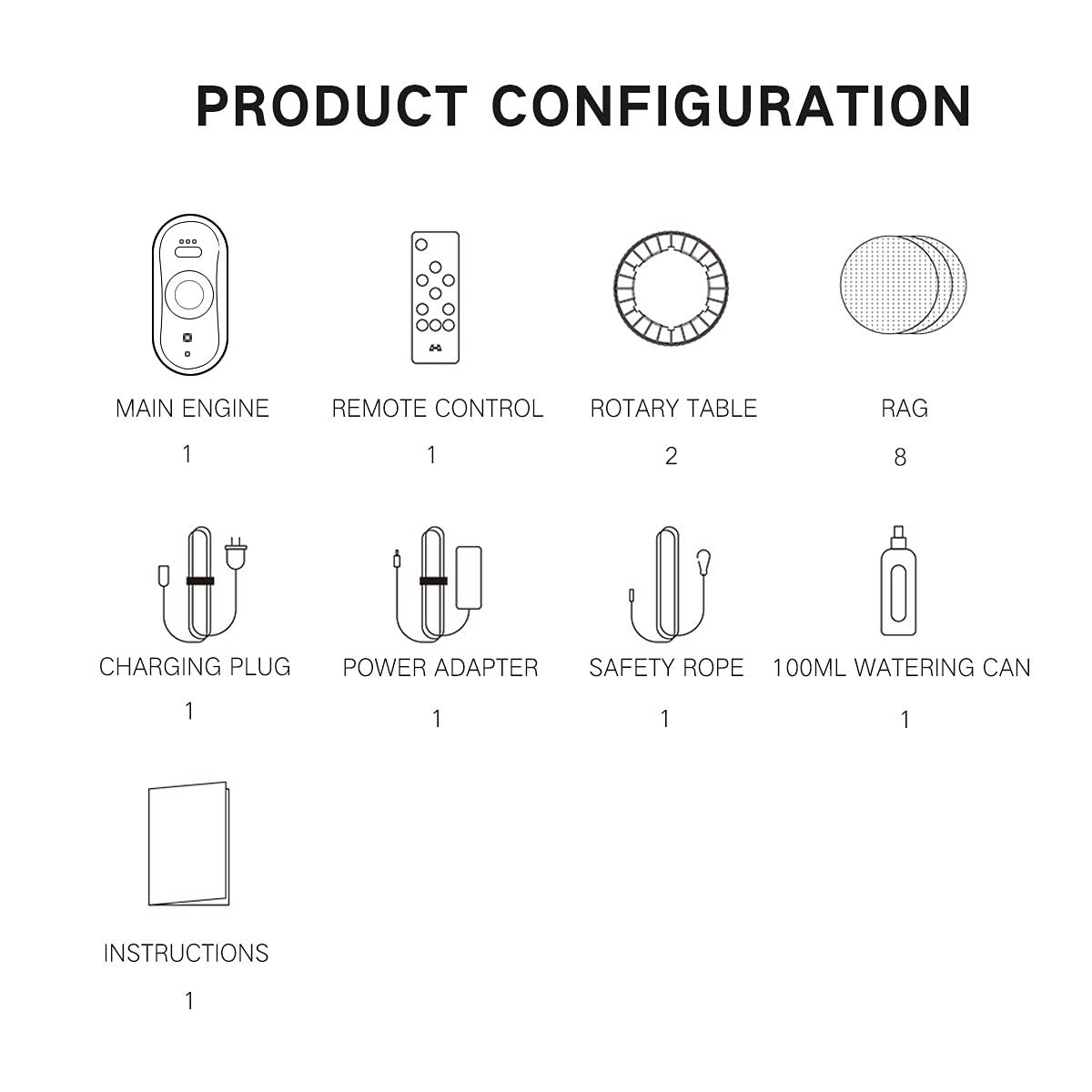 Home Times Home Times 2022 New Upgrade, Robot Vacuum Cleaner Glass Clean Window Cleaner Robot Window Cleaning Robot 2.4G Remote Control