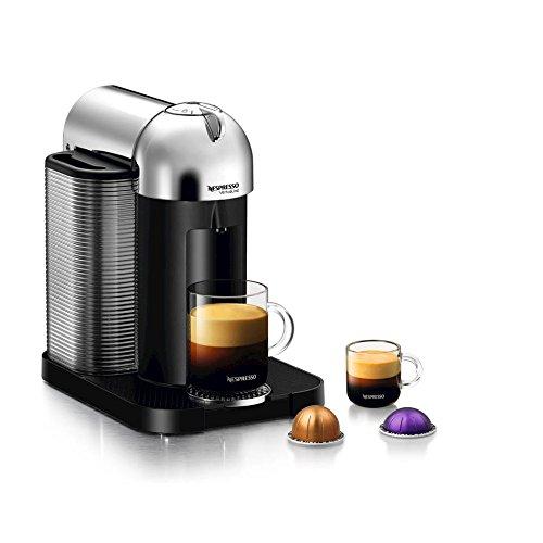 Nespresso Nespresso GCA1-US-CH-NE VertuoLine Coffee and Espresso Maker, Chrome (Discontinued Model)