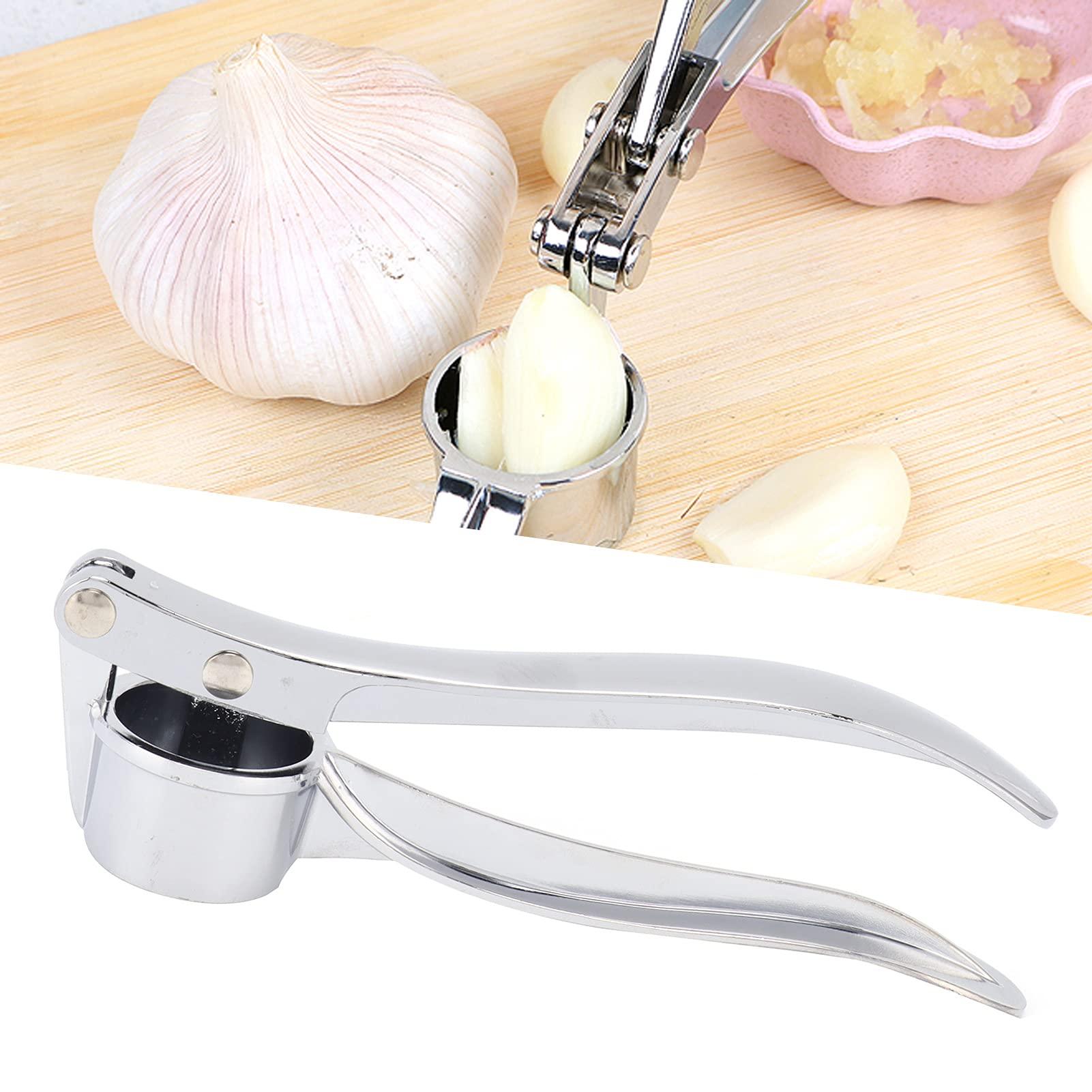Gavigain Garlic Press, Garlic Mincer, Stainless Steel Garlic Press Professional Easy Clean Garlic Mincer Crusher for Home Kitchen