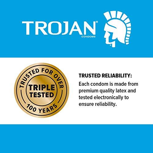 TROJAN Trojan Ultra Ribbed Ecstasy Lubricated Condoms - 26 Count