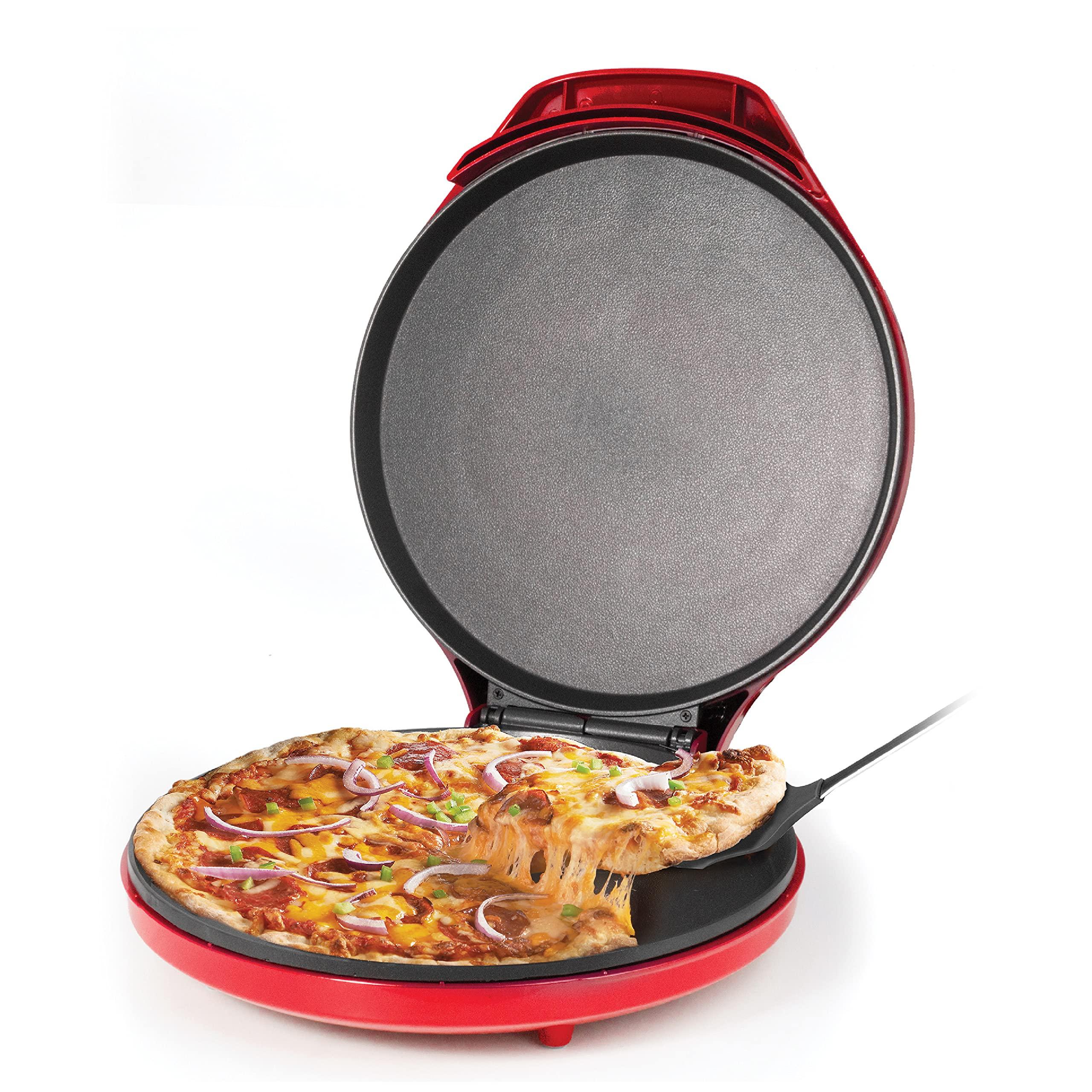 Betty Crocker Betty Crocker Countertop Pizza Maker, 1440-Watt Pizza Maker Machine for Home, BC-2958CR
