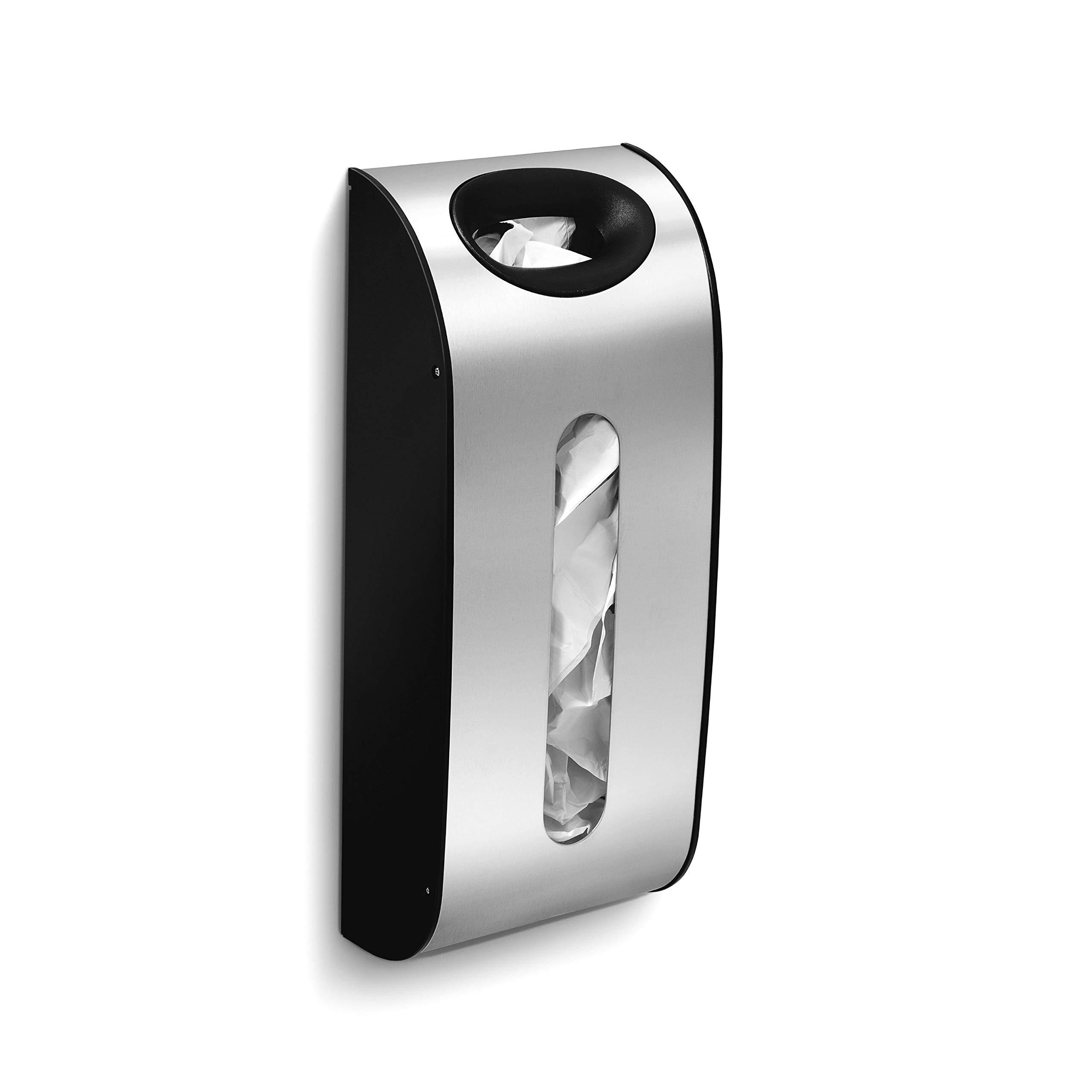 simplehuman simplehuman Wall Mount Grocery Bag Dispenser, Brushed Stainless Steel