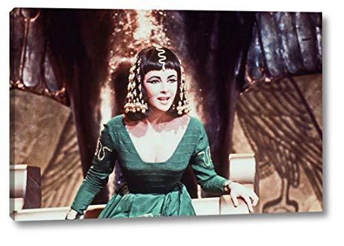 Canvas Art USA Elizabeth Taylor - Cleopatra by Hollywood Photo Archive - 25\" x 38\" Canvas Art Print Gallery Wrapped - Ready to Hang