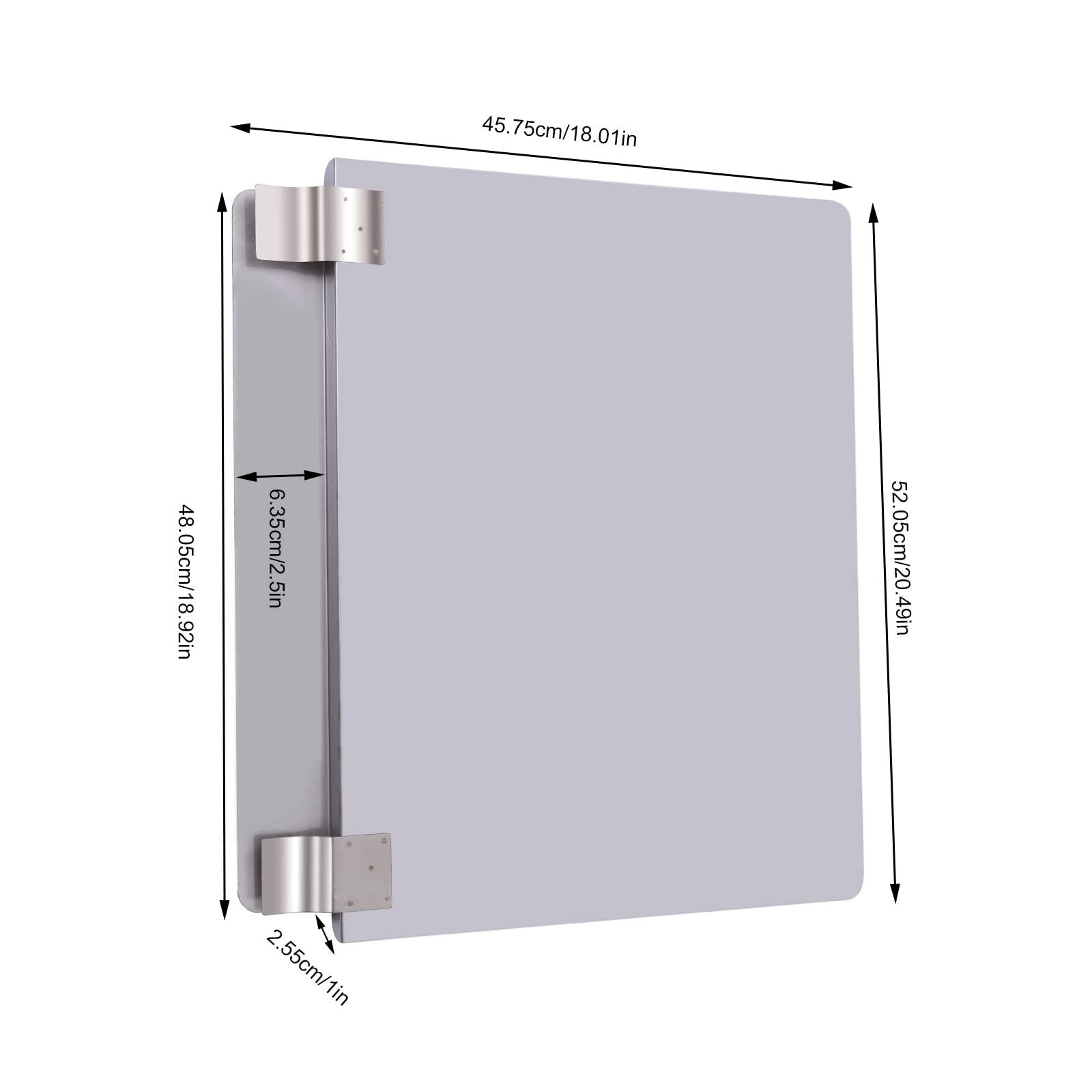 QUEMARQUE 2 Pcs Stainless Steel oil Splatter Guard, Grease Splatter Screen, Commercial Deep Fryer Splash Guard 20-1/2\" W X 18\" H Universal Anti Splatter Sheet Oil Guard