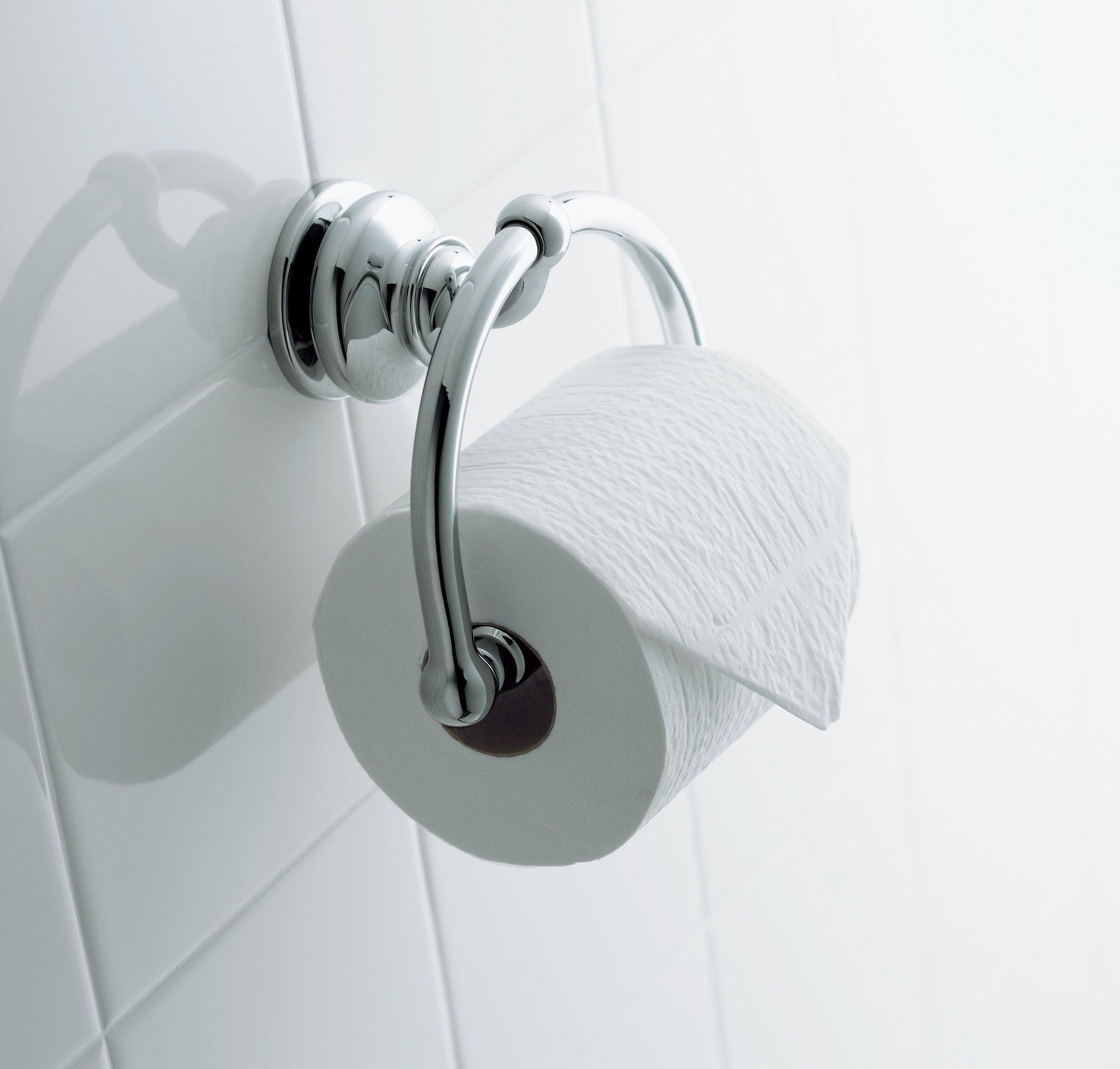 Kohler KOHLER K-12157-CP Fairfax Toilet Tissue Holder, Polished Chrome