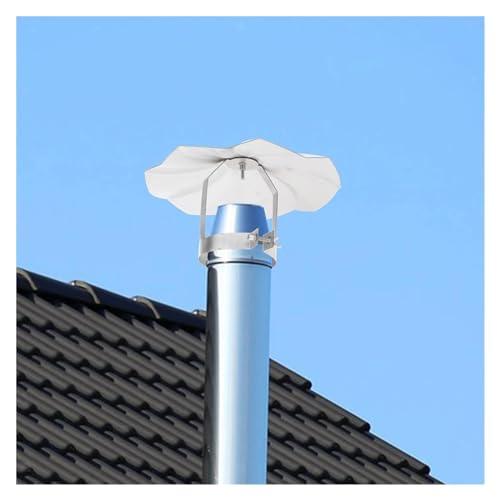 generic Chimney Cap Chimney Rain Cap Vent Cap Application Chimney Tube Cowl Flue Pipe Rain Cover Rainproof Stainless Steel