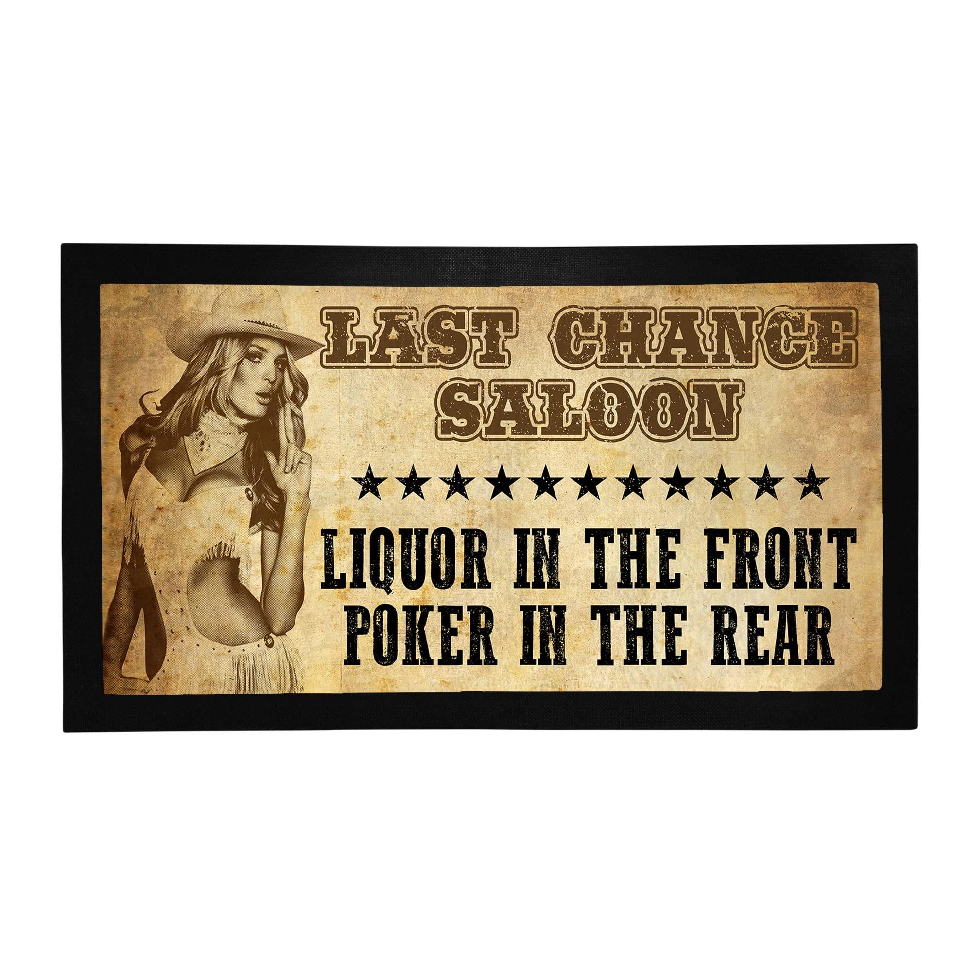 Bang Tidy Clothing Rubber Bar Mat Bar Runner Saloon Spill Mat Gift Idea