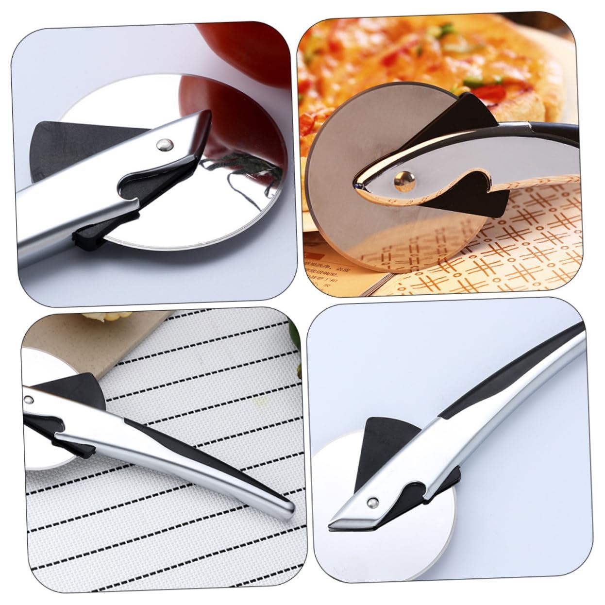 FUNOMOCYA FUNOMOCYA Practical Pizza Wheel Creative Shark Design Zinc Alloy Pizza Slicer Easy to Use for Family