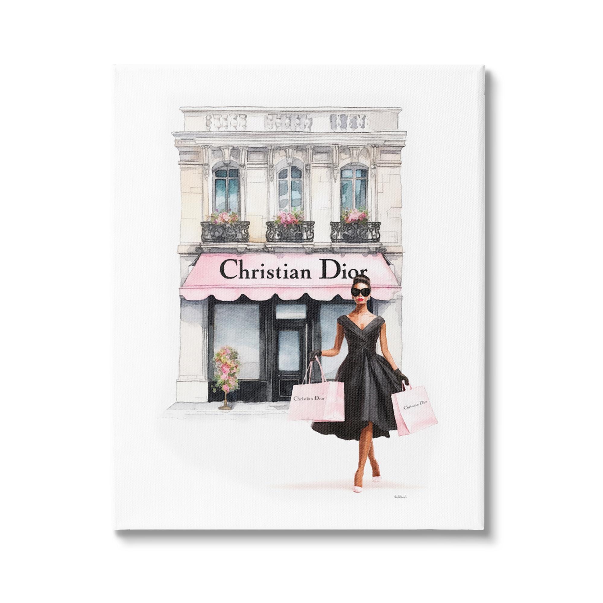 Stupell Industries Stupell Industries Woman & Fashion Shop Canvas Wall Art by Amanda Greenwood