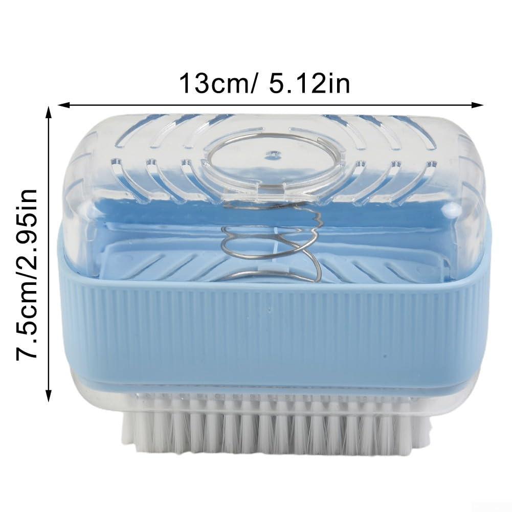 FACULX FACULX Soap Dishes Foaming Soap Box, Foaming Soap Box with Soap Dish, with Foam Soap Dispenser with Drain Multifunctional Soap Cleaning Storage Foaming Box for Home Bathroom Kitchen(Blue)