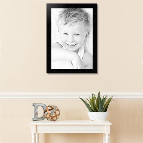 ArtToFrames ArtToFrames 18x26 inch Black Stain on Beech Wood Picture Frame, 2WOM0066-81791-YBLK-18x26