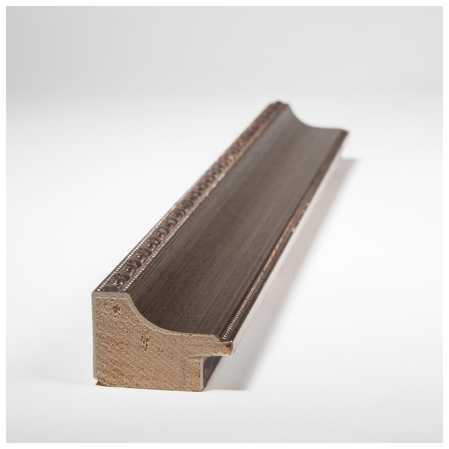 DMNSDD Double Sided Makeup Mirror with Lights and Magnification, 8 inch Brass Bathroom Wall-mounted LED Vanity Mirror, 360 Swivel Extendable Mirror,Rose gold,10X