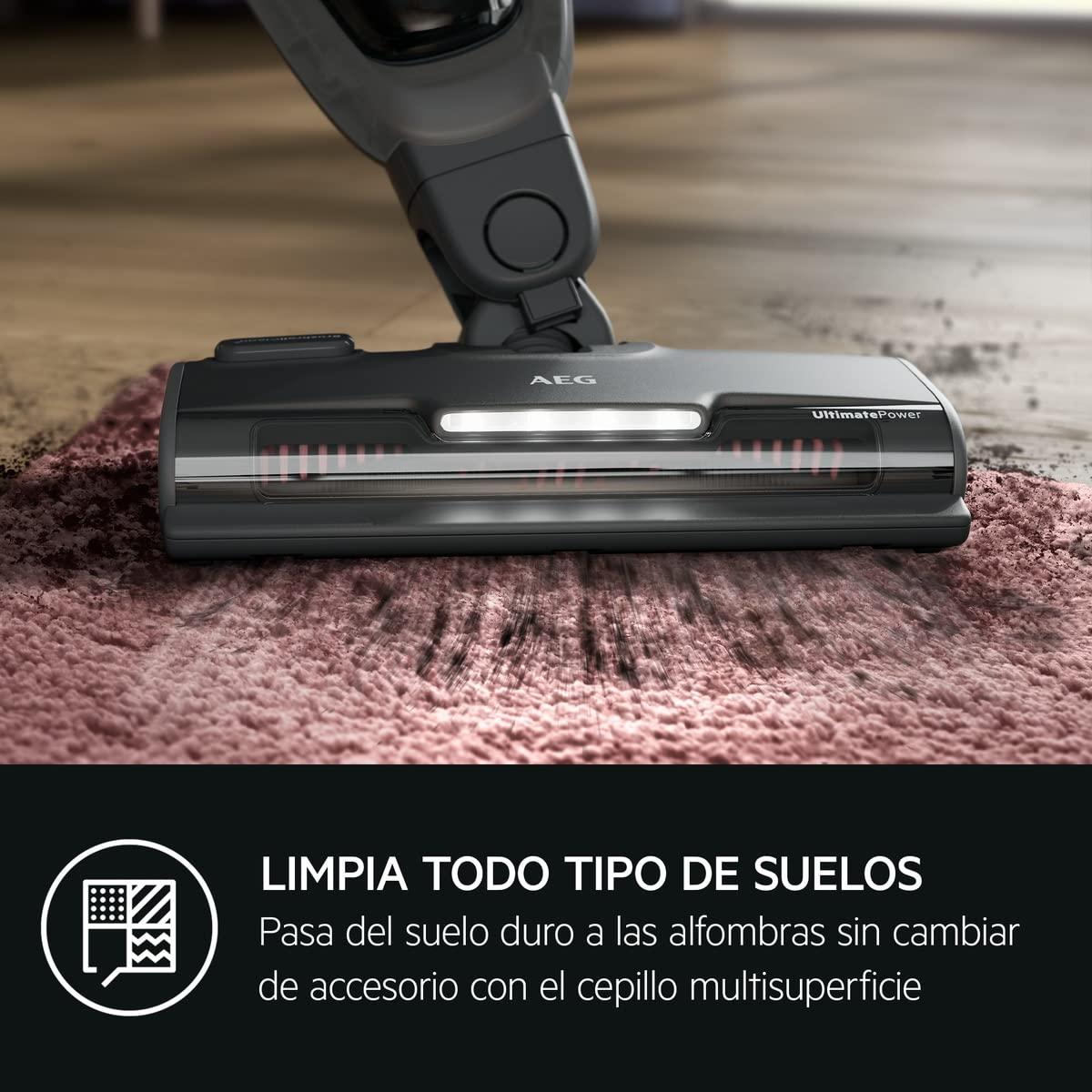 AEG AEG ULTIMATE 5000 CLEAN AS52CB21DB Cordless Vacuum Cleaner / 2-in-1 / Pleasantly Quiet 79 dB(A) / 58% Recycled Material / Up to 50 Minutes Running Time / Automatic / Freestanding / All Floors /