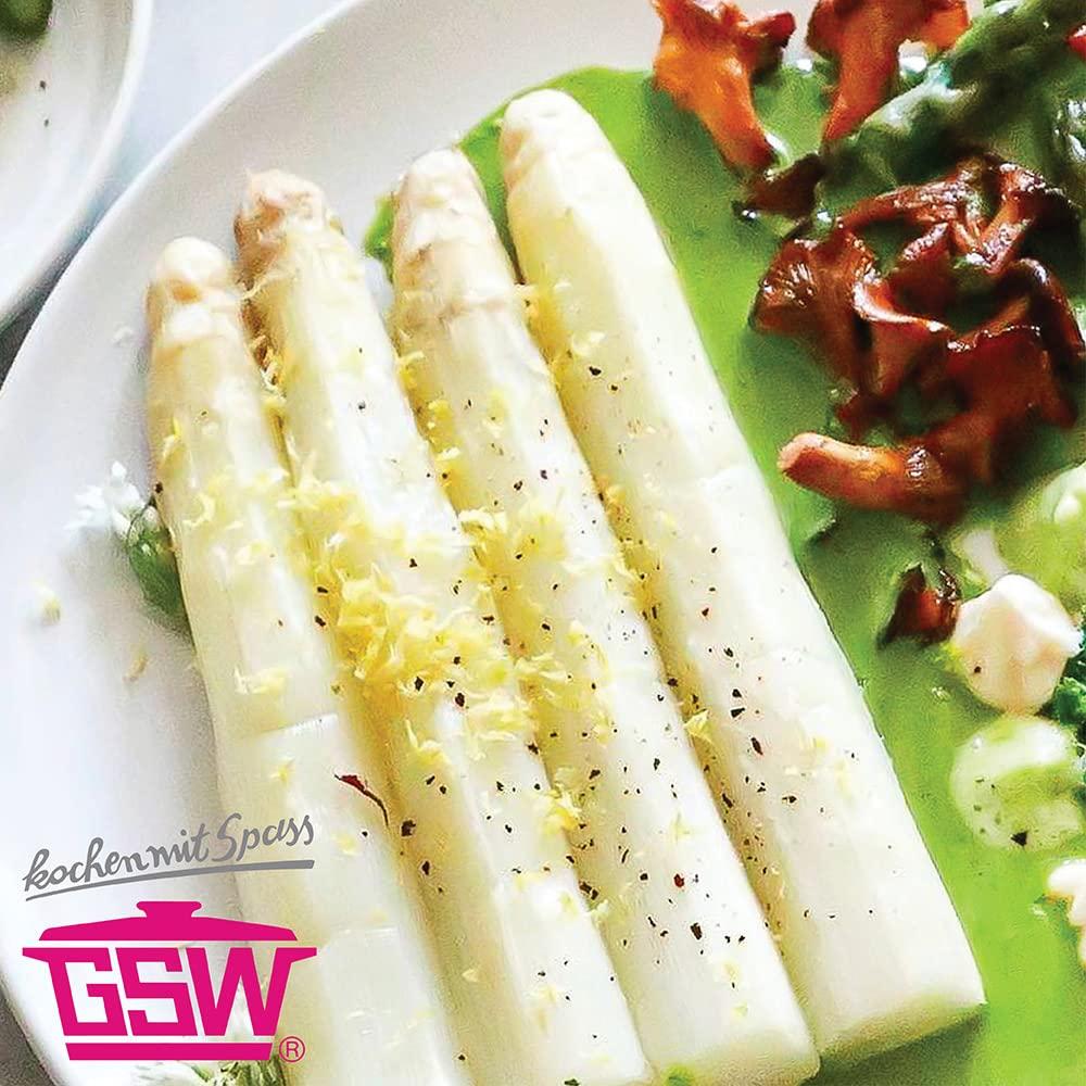 GSW GSW Stahlwaren GmbH Spaghetti Pot with Insert, Silver, 16 x 21 cm, 4.2 Litre