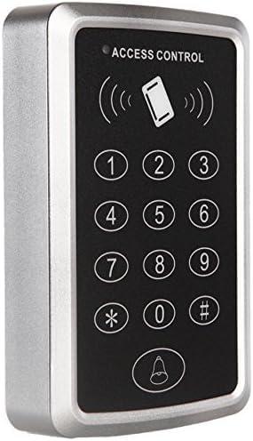 MENGQI-CONTROL MENGQI-CONTROL Inward or Outward Door Remote Open 600lbs Electric Magnetic Lock Keypad Access Control Kit 4 Remote Control ZL Bracket 110-240V Power Supply Unit Push to Exit Button