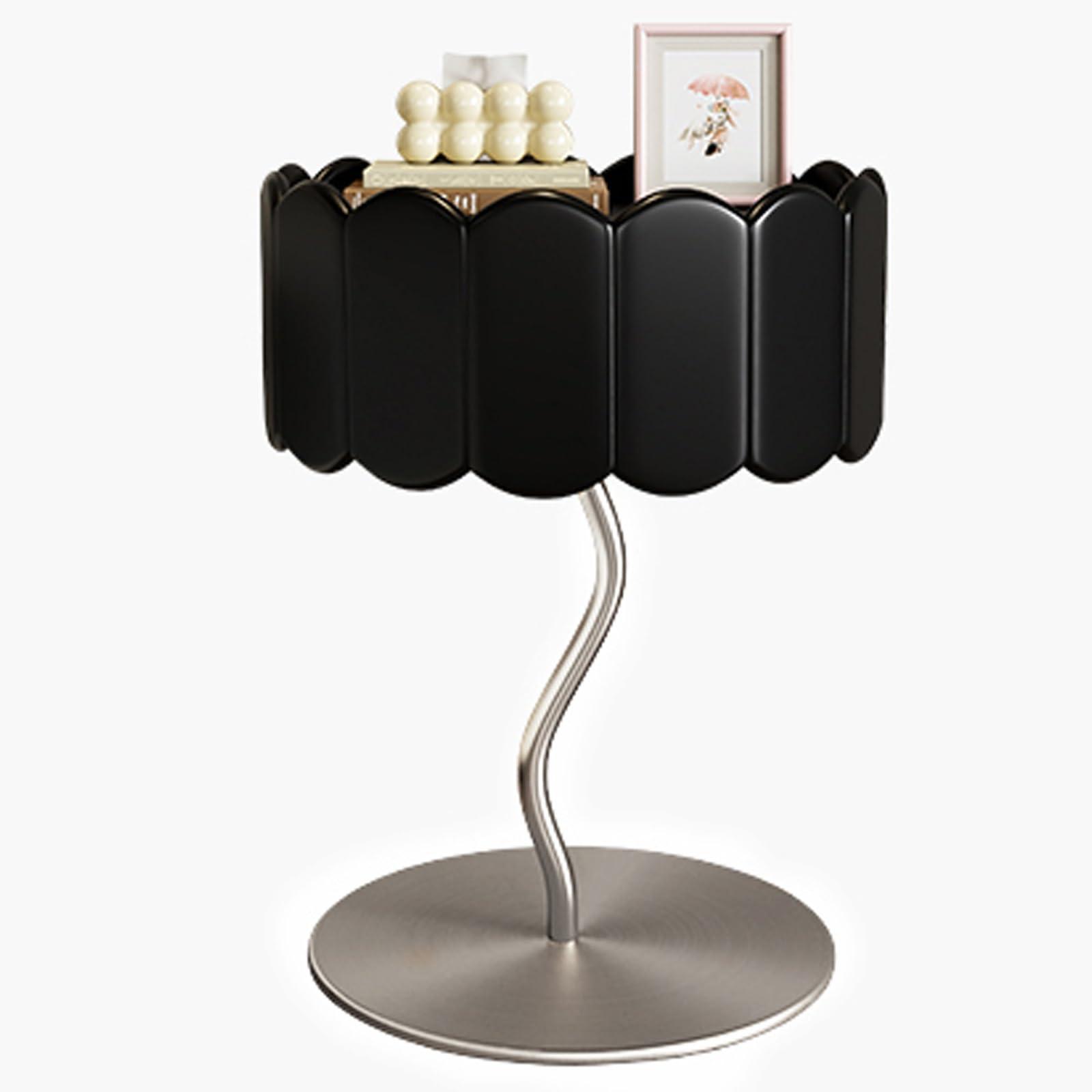 MZQMK MZQMK Nightstand, Drawer Dresser, Bedside Furniture, Night Stand, End Table with Fabric Bins for Bedroom, Closet, Dorm(B)