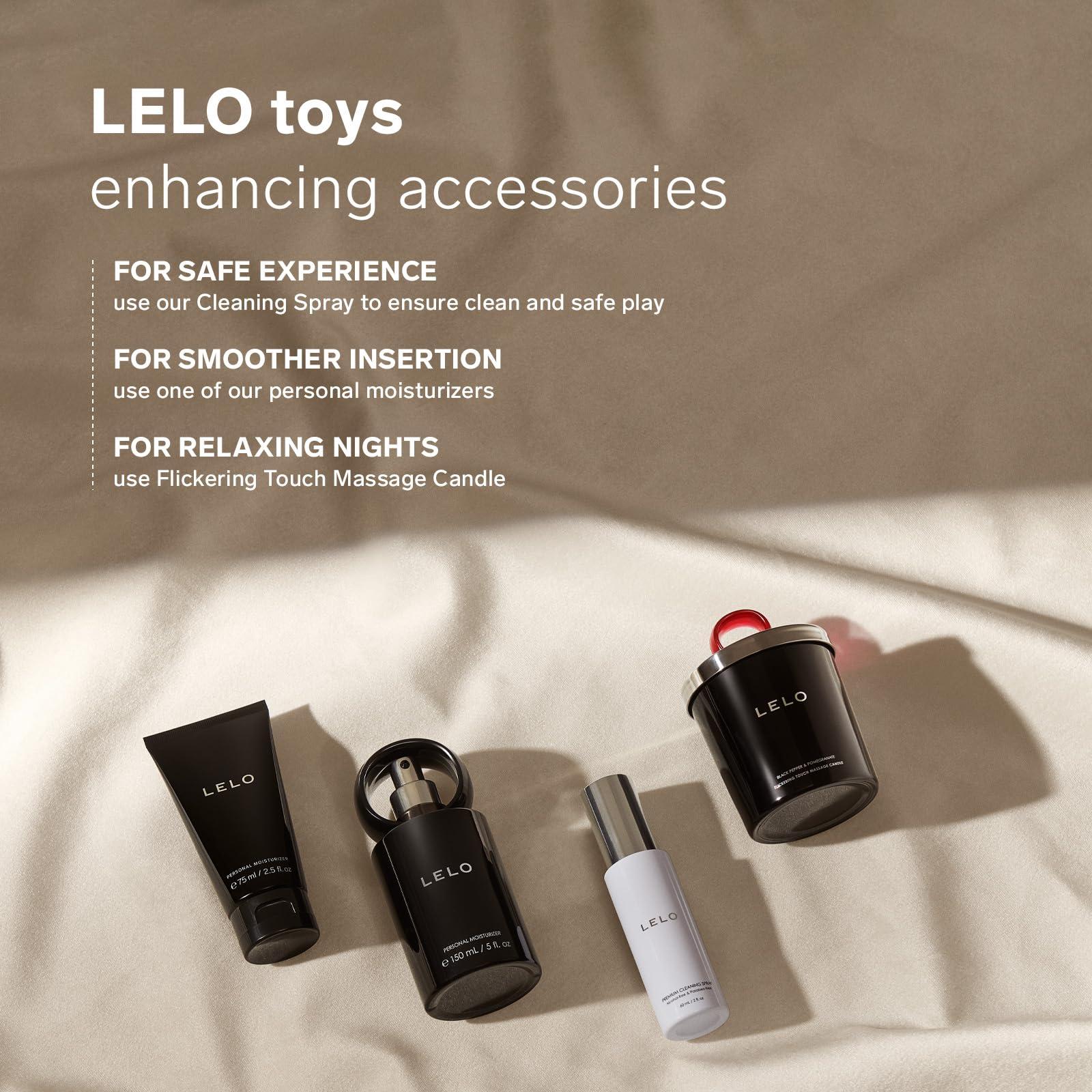 LELO LELO Flickering Touch Massage Candle, Melts into Massage Oil, Scented Candle Body Massage Oil, Luxury Skin Treatment, Snow Pear & Cedarwood Scent