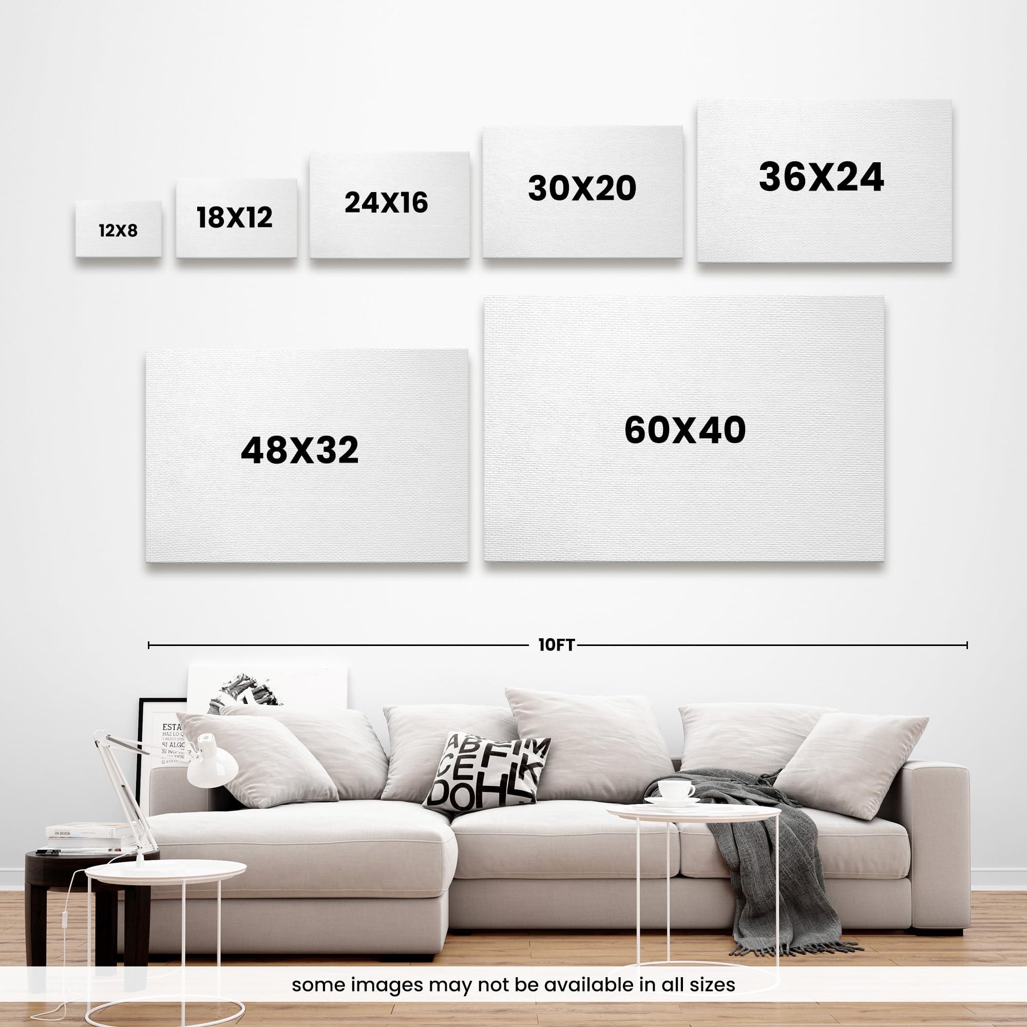 CANVAS ON DEMAND CANVAS ON DEMAND Manti Utah Temple, Pink Sunrise From the Road, Manti, Utah Canvas Wall Art Print by Scott Jarvie, Home Decor, Religion Artwork, 30" x20in