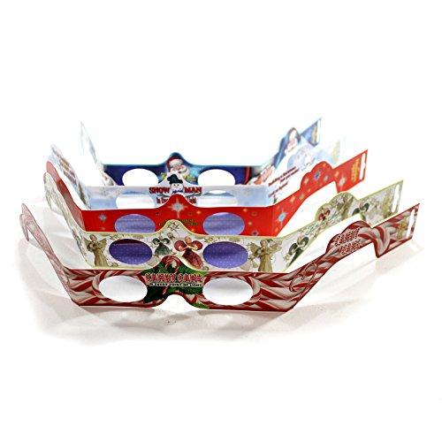 3Dstereo Glasses 10 3D Christmas Glasses - Holiday Specs Turn Holiday Lights into Magical Images