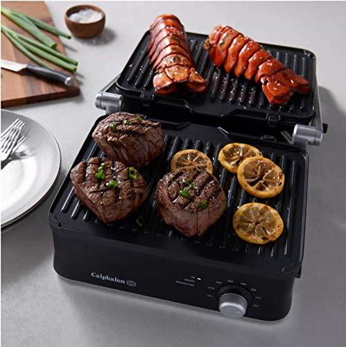 Calphalon Calphalon Nonstick Ceramic Cooking Surface Precision Control Multi-Grill 1500W - Matte Black