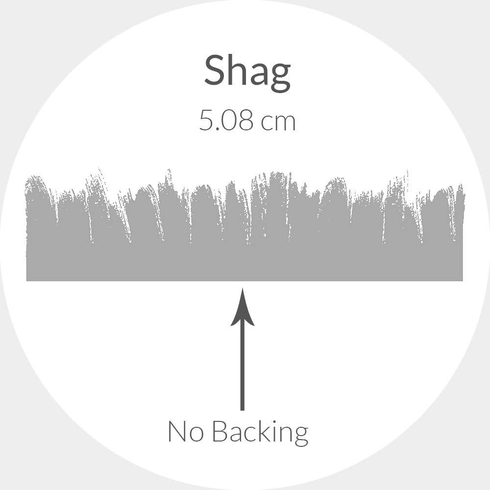 Safavieh SAFAVIEH Hudson Shag Collection Accent Rug - 3\' x 5\', Grey & Ivory, Trellis Design, Non-Shedding & Easy Care, 2-inch Thick Ideal for High Traffic Areas in Entryway, Living Room, Bedroom (SGH282B)