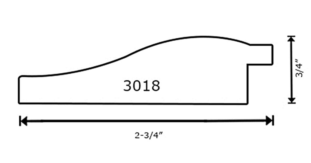 WHOLESALE ARTS AND FRAMES WHOLESALE ARTS AND FRAMES 2-3/4\" Polystyrene Beach Wood Picture Frame by WholesaleArtsFrames-com 24x48 3018 Series - Rustic Brown - Made In USA