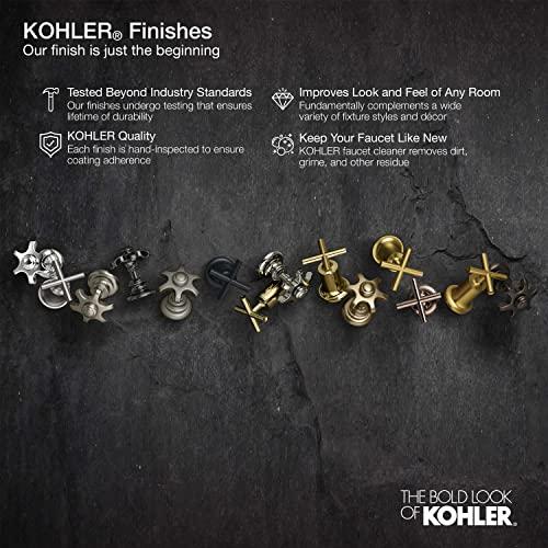 Kohler KOHLER 22165-AF Forte Multifunction Handshower, Handheld Showerhead with 3 Spray Settings, 2.5 GPM, Vibrant French Gold