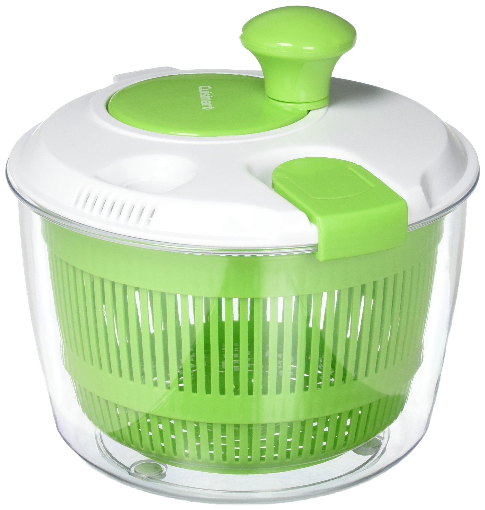 Cuisinart Cuisinart Salad Spinner Bundle- Large 5qt & Small 3qt Capacity Bowls With Spin Knobs To Wash, Spin & Dry Salad Greens, Fruits & Vegetables