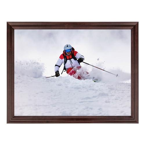 ArtToFrames ArtToFrames 7x35 inch Cherry Stain on Hard Maple Wood Picture Frame, 2WOM0066-60823-YCHY-7x35