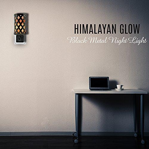 Himalayan glow Himalayan Glow Lattice Style Basket Salt Lamp Night Light with Pink Salt Chunks | 360 Degree Rotatable Wall Plug,Ideal Gift For Home Dcor