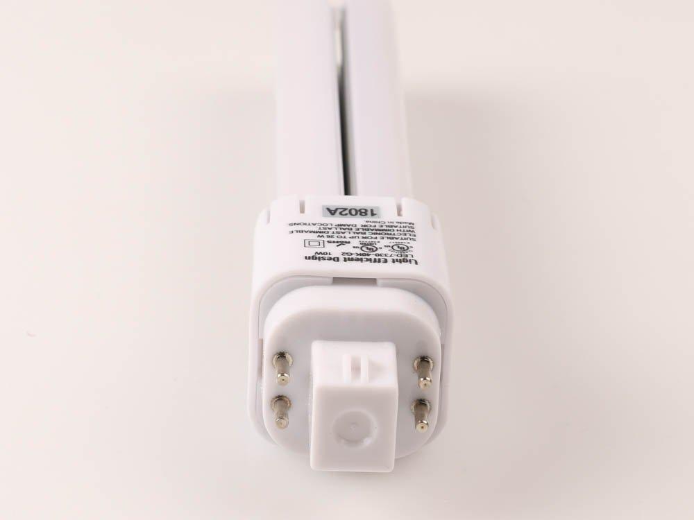 Light Efficient Design Light Efficient Design 10W G24q 4000K LED Bulb, Ballast Compatible