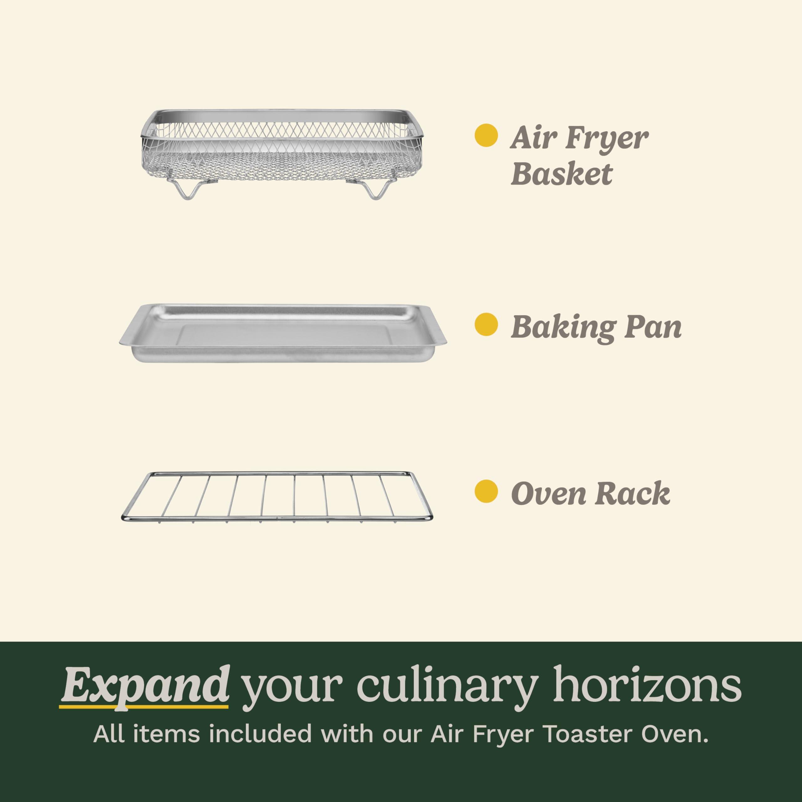 Cuisinart Cuisinart TOA-26 Compact Airfryer Toaster Oven, 1800-Watt Motor with 6-in-1 Functions and Wide Temperature Range, Air Fryer, Stainless Steel