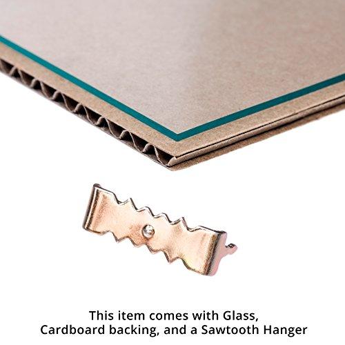 ArtToFrames 8.5x11 / 8.5 x 11 Picture Frame Satin Black .. 2'' wide with a 2'' double mat