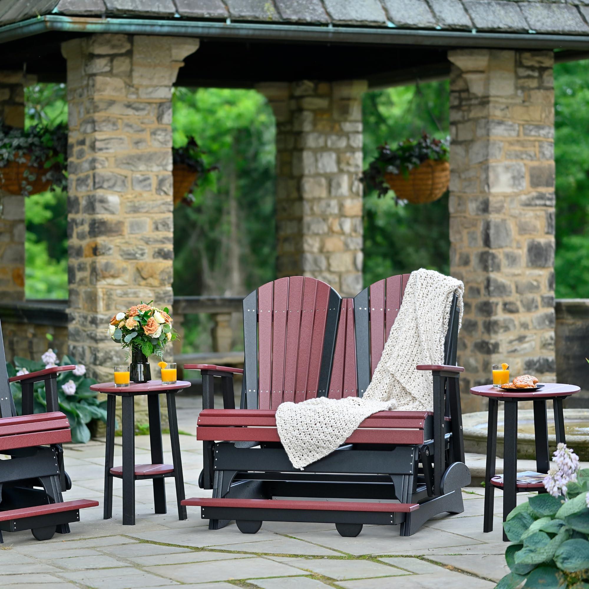 LuxCraft LuxCraft Deluxe End Table 28\" Lime Green/White