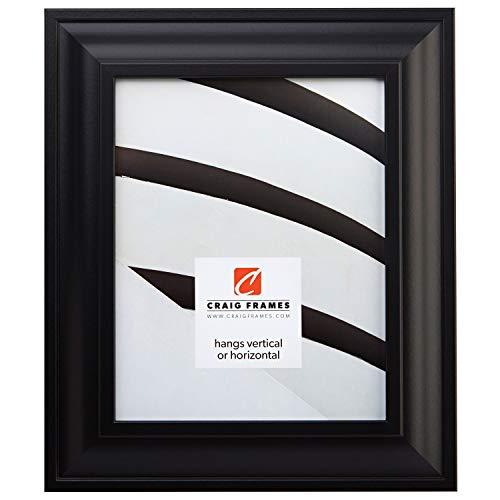 Craig Frames Craig Frames 21834700BK 12 by 16-Inch Picture Frame, Smooth Wrap Finish, 2-Inch Wide, Black