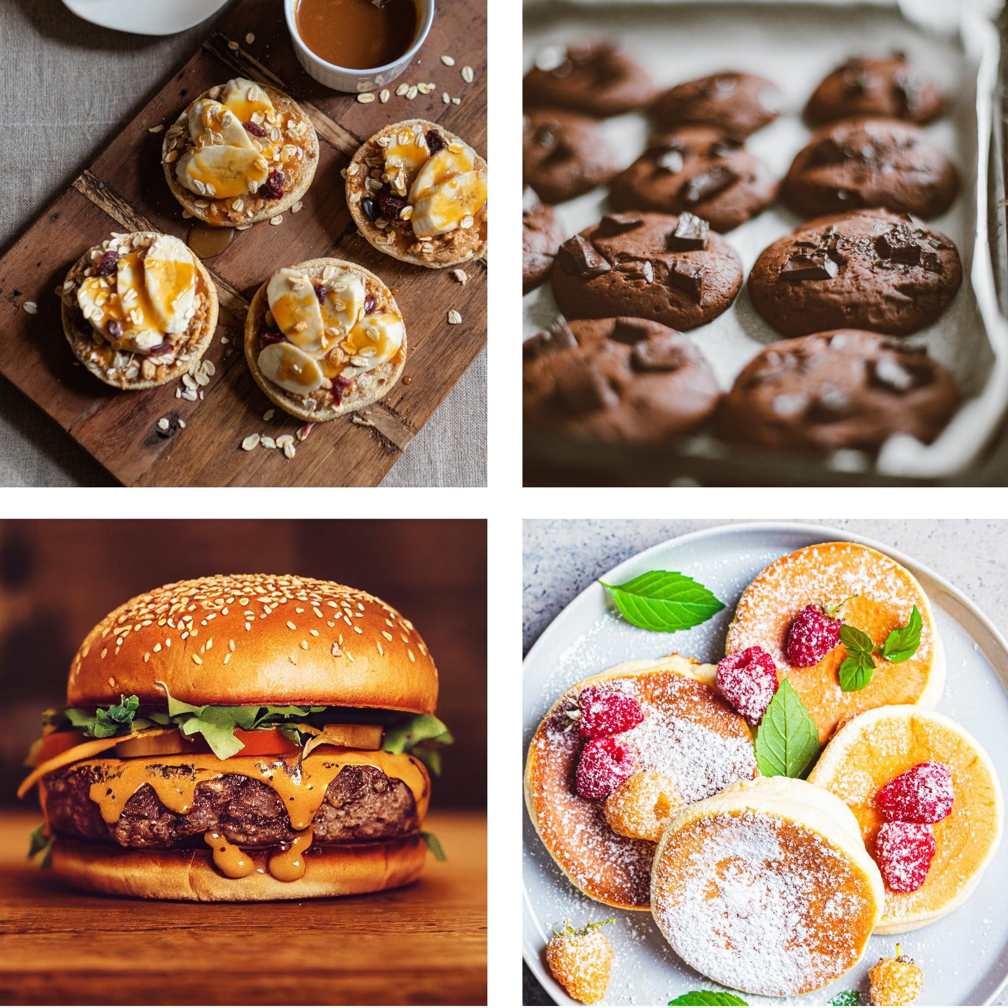 Marsrut 6Pack Stainless Steel Double Rolled Muffin Rings - Deep & Nonstick Molds | Set of Durable Round Tin Hamburger Pan Rings for Baking and Cooking Crumpet, Tart, Cookies, English Dish Pastry (Size: 4inch)