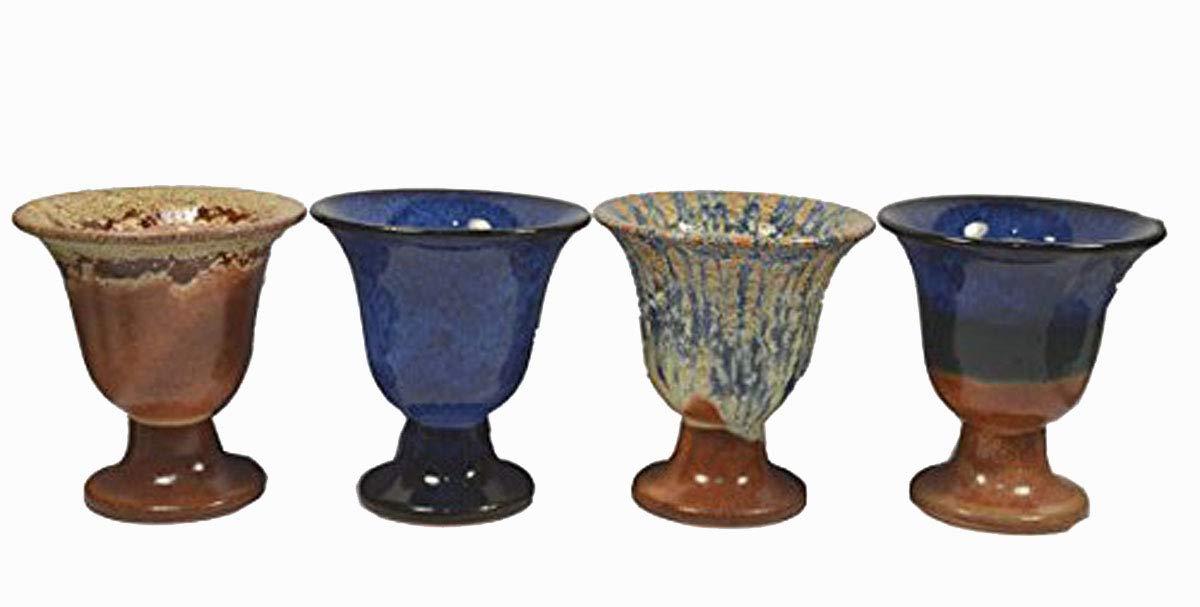 Estia Creations 4 x Pythagoras cup - Pythagorean four cup of justice set