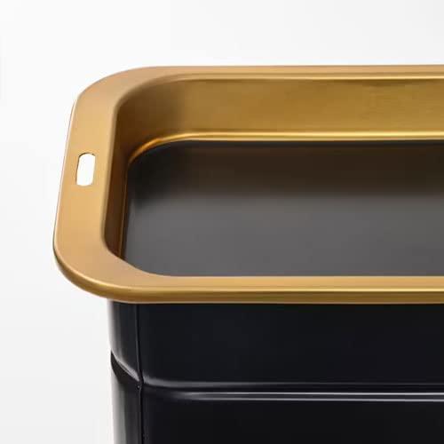 Ikea IKEA Coffee/ Tea Tin Used For Storage The Coffee, Tea Powder, Other Dry Foods (11x7x20)Cm