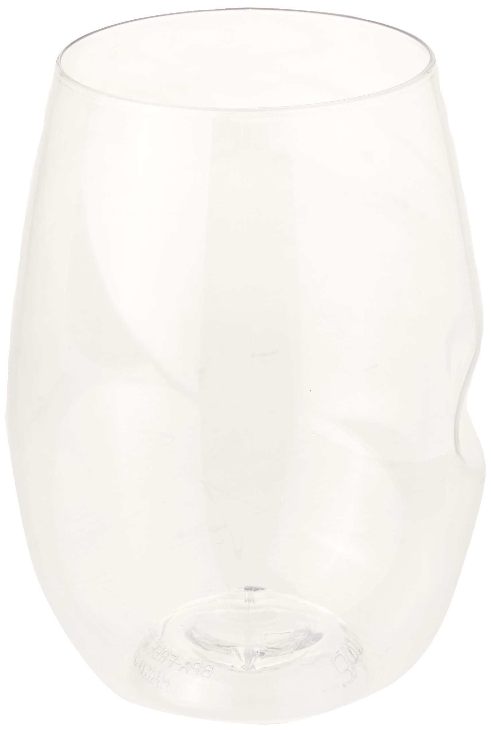 Govino govino Go Anywhere Wine Glasses | Dishwasher Safe, Flexible, Shatterproof, and Recyclable | 16 oz. Each | Set of 4.