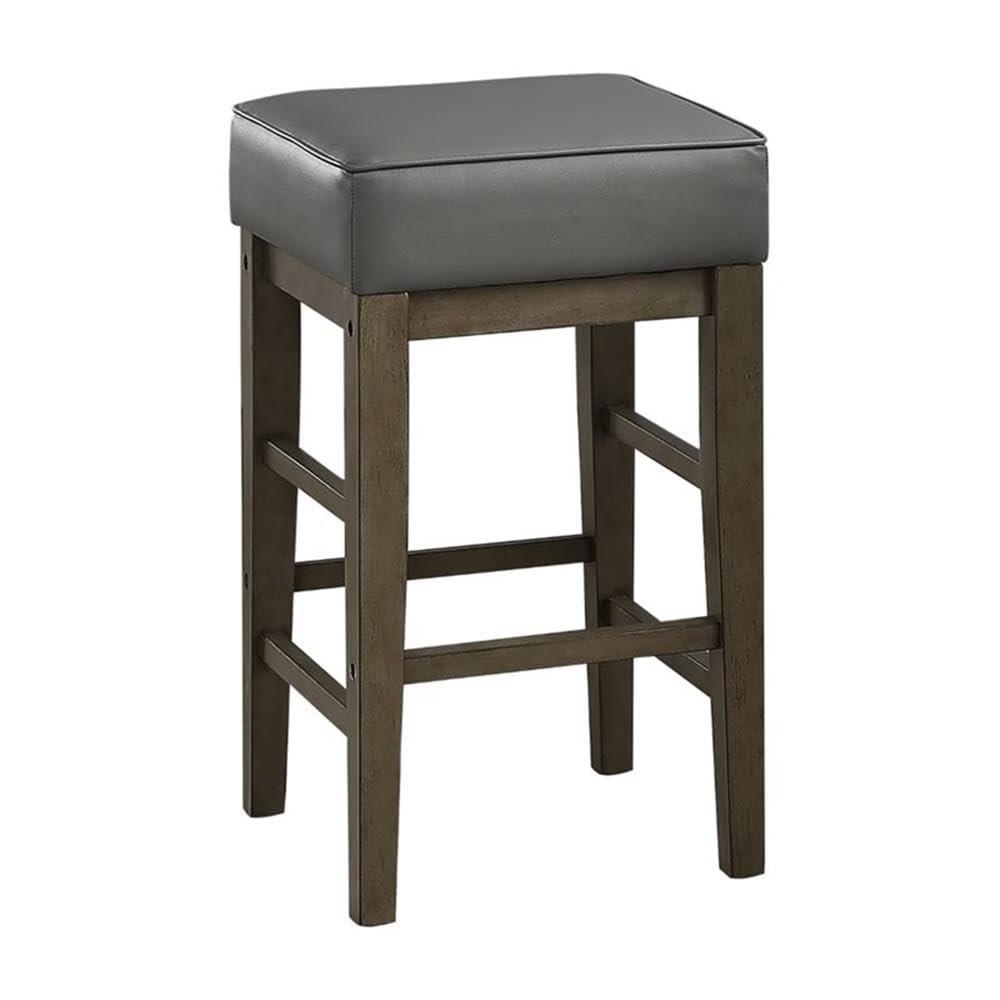 Lexicon Lexicon Wrigley Counter Height Stool (Set of 2), 26\" SH, Gray