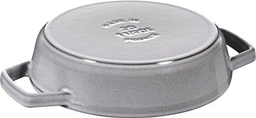 STAUB Staub 40511-660-0 Cast Iron Frying Pan, Grey, 20 cm