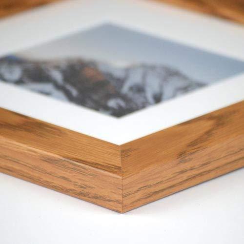 CustomPictureFrames.com 16x42 Frame Black Real Wood Picture Frame Width 1.5 Inches | Interior Frame Depth 0.5 Inches | Barn Black Distressed Photo Frame Complete with UV Acrylic, Foam Board Backing & Hanging Hardware